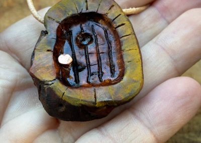 Hobbit Tür aus Baumperle