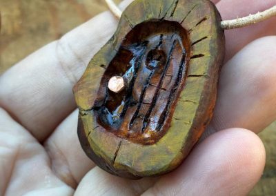 Hobbit Tür aus Baumperle