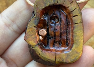 Hobbit Tür aus Baumperle