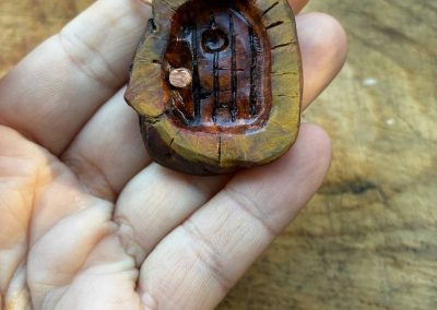 Hobbit Tür aus Baumperle