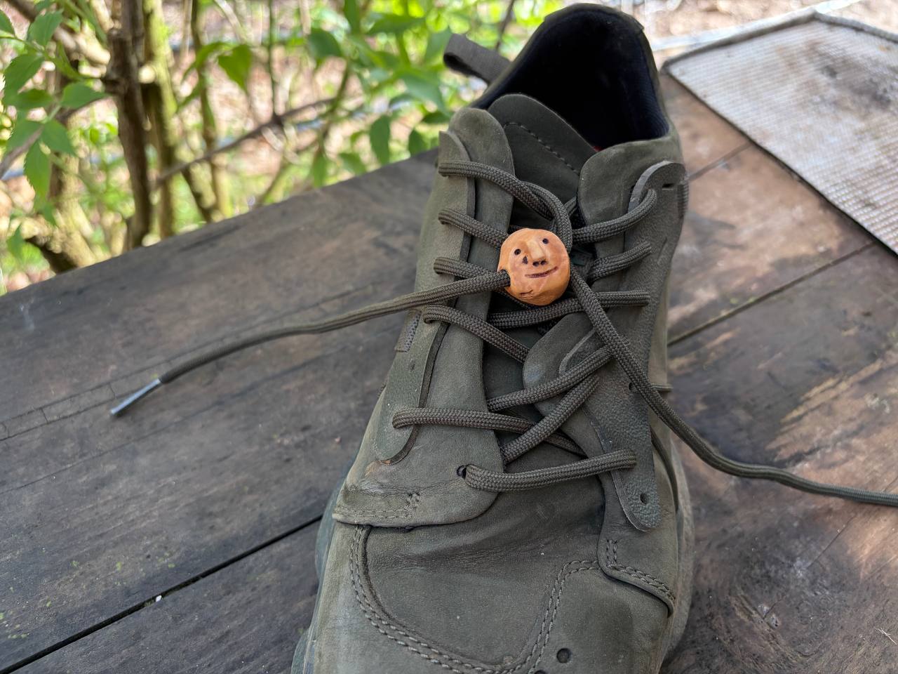 Schuhwichtel aus Baumperle