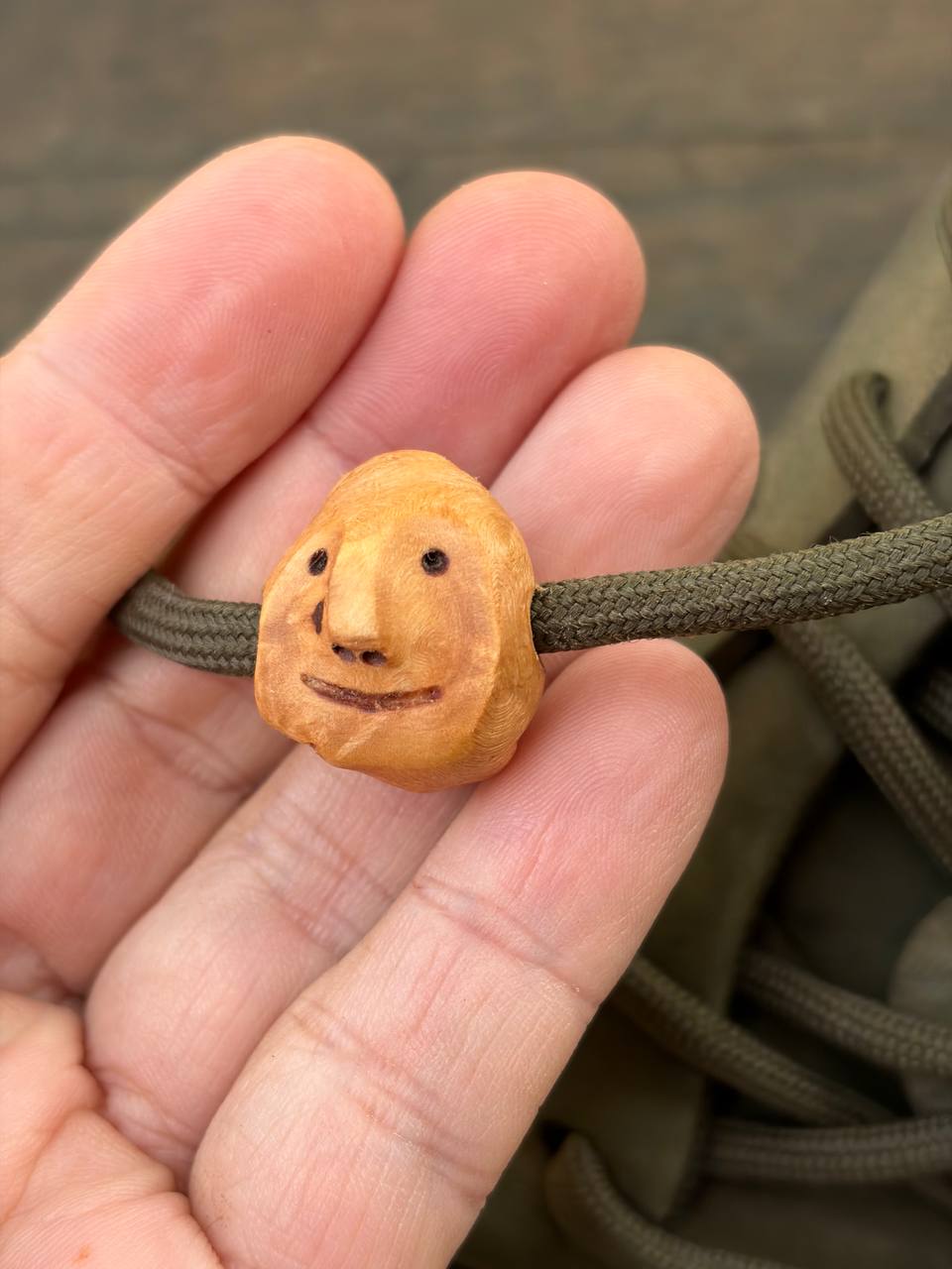 Schuhwichtel aus Baumperle