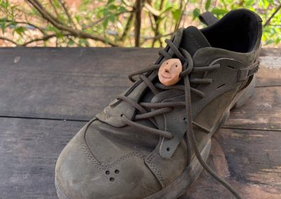 Schuhwichtel aus Baumperle