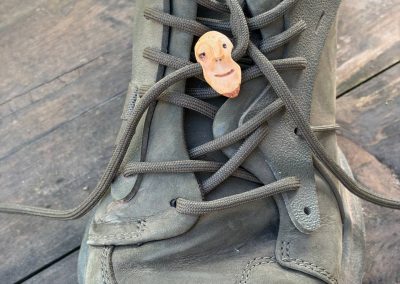 Schuhwichtel aus Baumperle