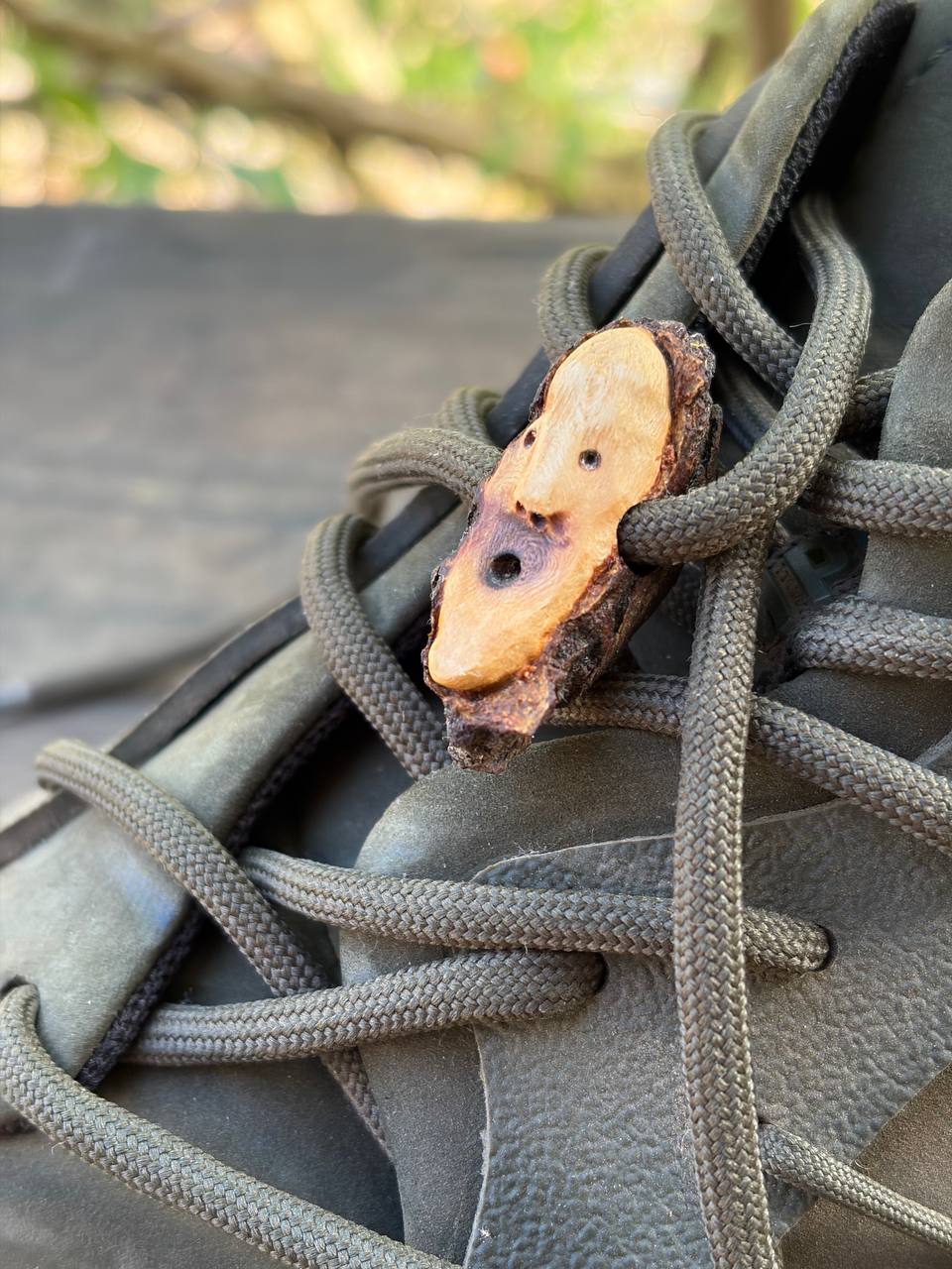 Schuhwichtel aus Baumperle