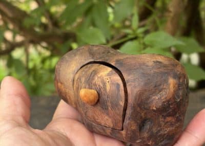 Bandsägenbox aus Baumperle