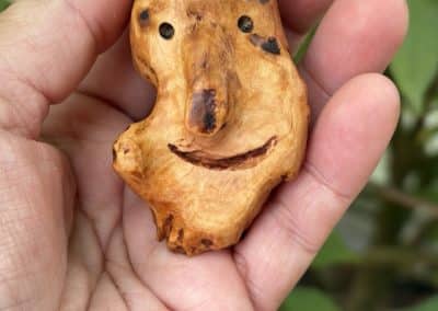 Handschmeichler aus Baumperle als Wichtel