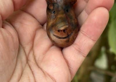 Handschmeichler aus Baumperle als Wichtel