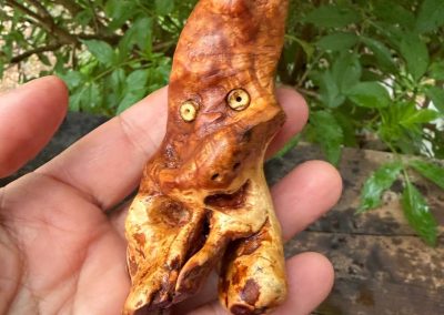 Handschmeichler aus Baumperle als Wichtel