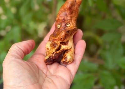 Handschmeichler aus Baumperle als Wichtel