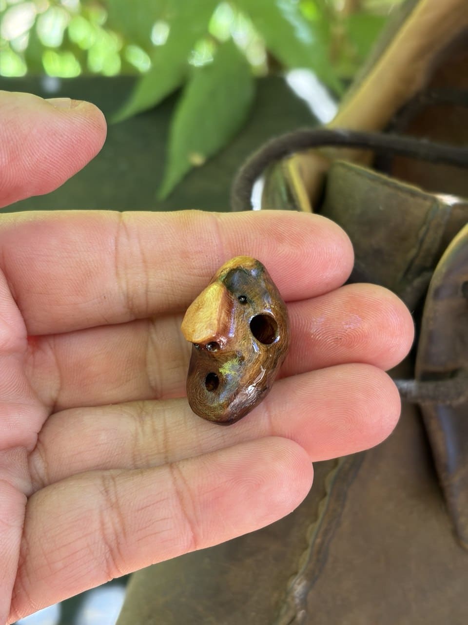 Schuhwichtel aus Baumperle