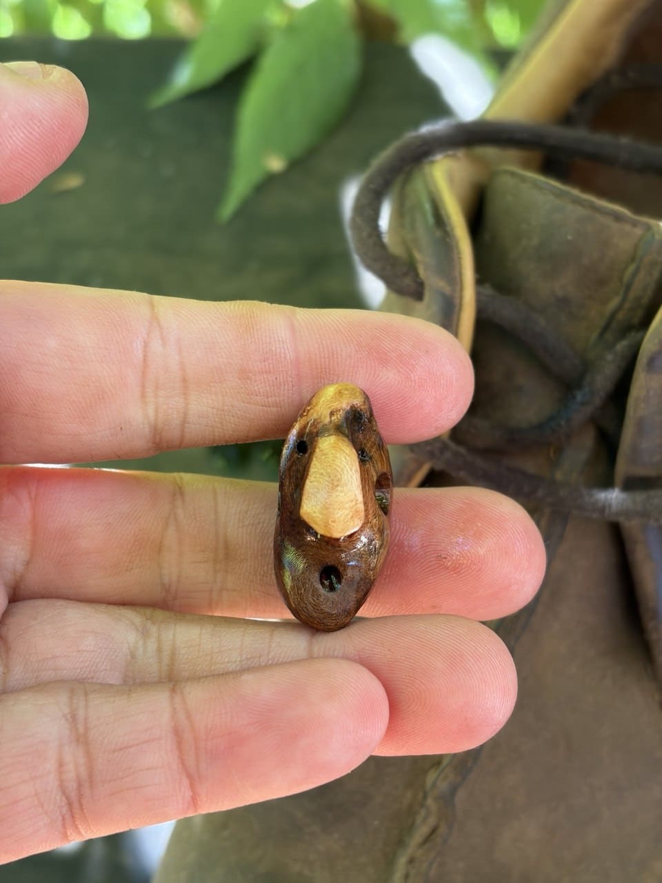 Schuhwichtel aus Baumperle