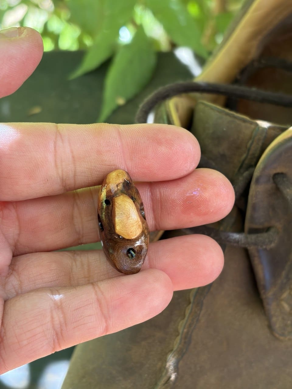 Schuhwichtel aus Baumperle