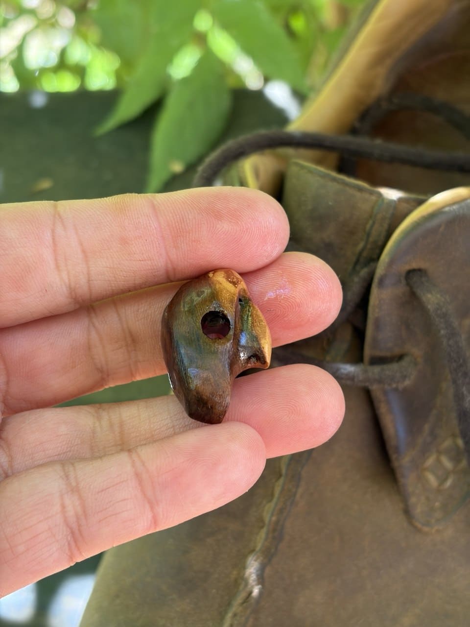 Schuhwichtel aus Baumperle