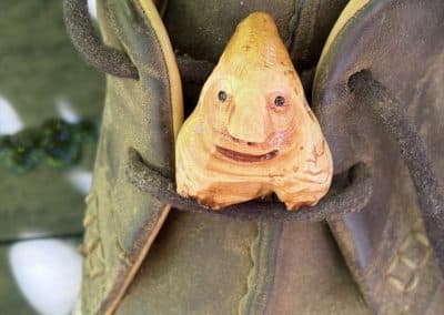 Schuhwichtel aus Baumperle