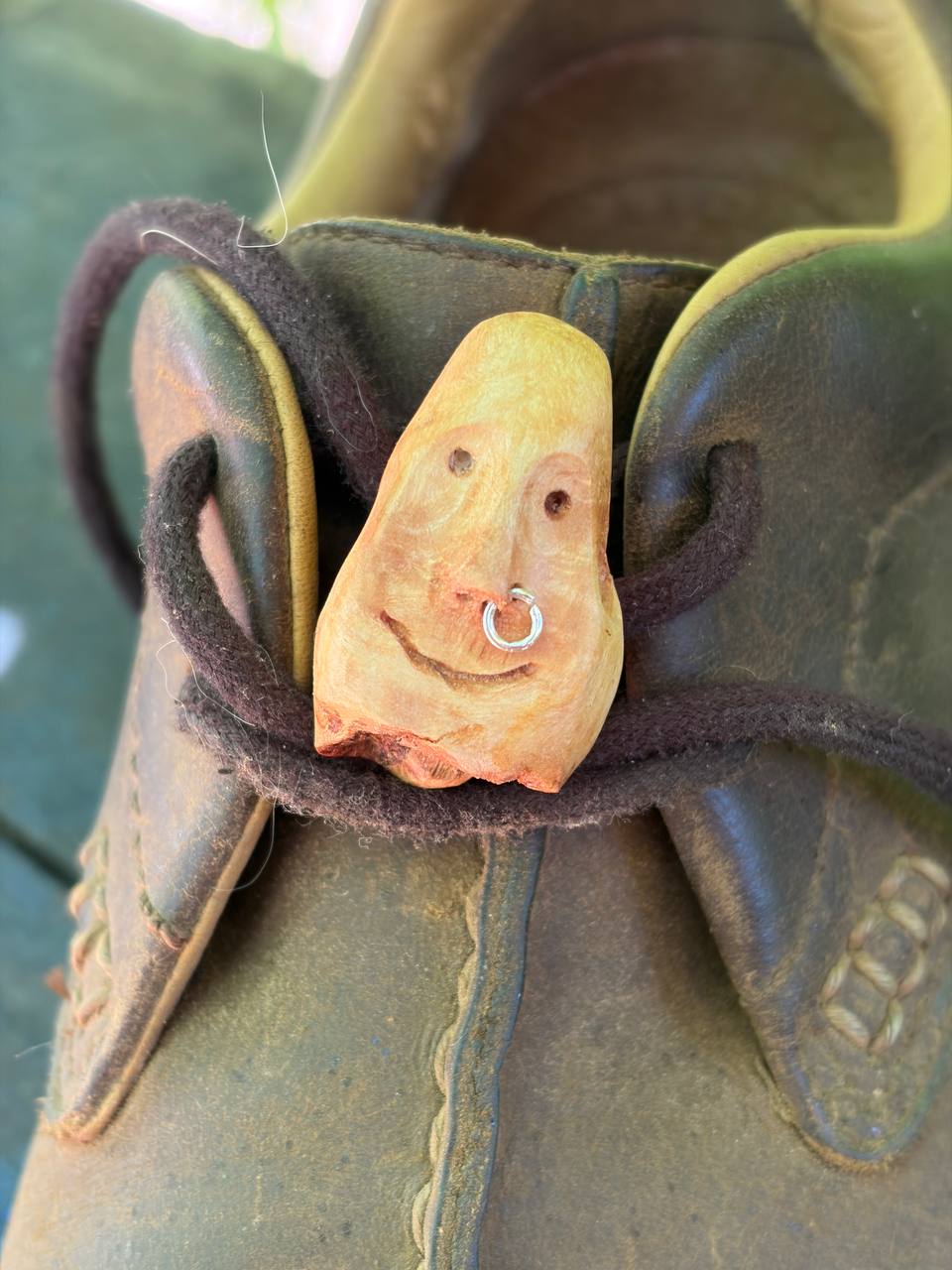 Schuhwichtel aus Baumperle