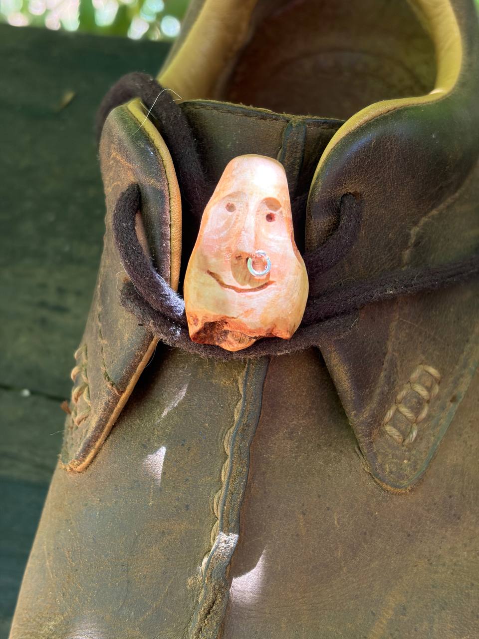 Schuhwichtel aus Baumperle